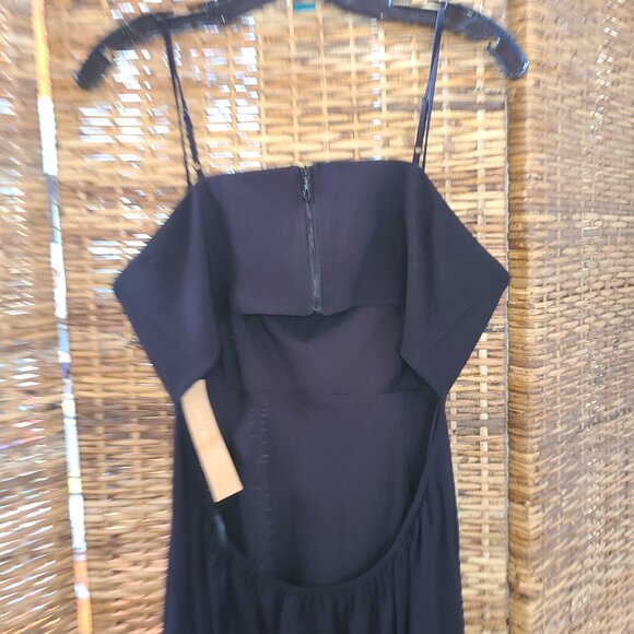 NWT Rachel Roy Women's Little Black Dress NWT Sleeveless Open Back SZ 12 $169 - Picture 10 of 10